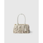 Prada Galleria medium nappa leather bag with fringe and studs