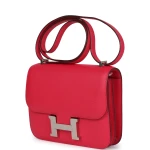 Hermès Constance 18 Rose Extreme Epsom Palladium Hardware