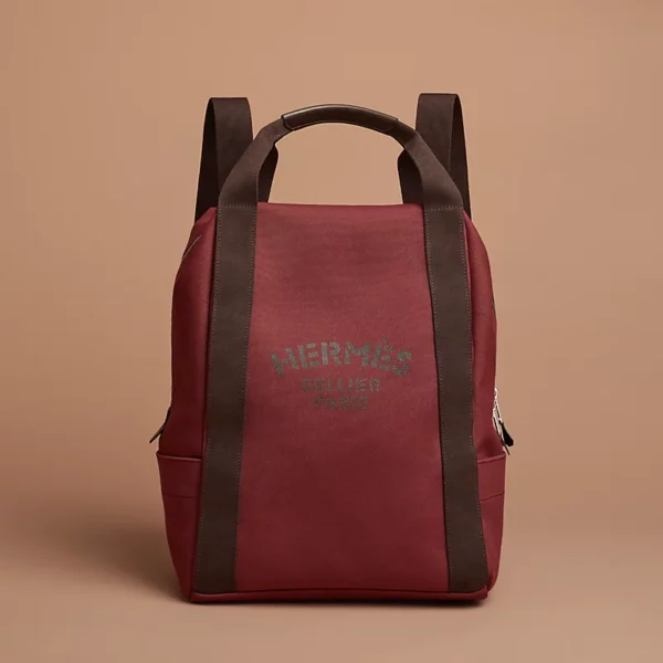 Hermès Groom backpack red