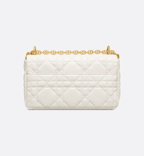 Medium Soft Dior Caro Bag Latte Macrocannage Lambskin