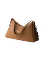 Prada Aimèe Large Leather Shoulder Bag