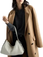 Prada Aimèe Large Leather Shoulder Bag White