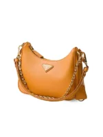 Prada Re-Edition Saffiano Leather Mini-Bag Orange