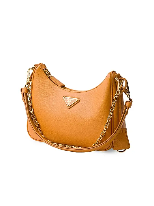 Prada Re-Edition Saffiano Leather Mini-Bag Orange