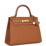 Hermès Kelly Sellier 28 Gold Epsom Gold Hardware