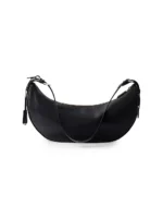 Prada Large Leather Shoulder Bag black