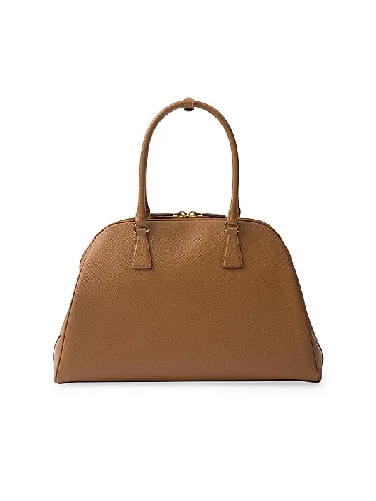 Prada Large Brown Saffiano Leather Bag