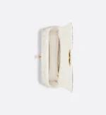 Medium Soft Dior Caro Bag Latte Macrocannage Lambskin