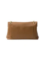 Prada Medium Leather Shoulder Bag Brown