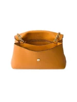 Prada Medium Leather Shoulder Bag Orange
