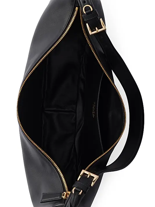 Prada Large Leather Shoulder Bag black