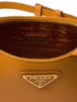 Prada Re-Edition Saffiano Leather Mini-Bag Orange