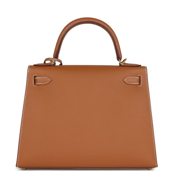 Hermès Kelly Sellier 28 Gold Epsom Gold Hardware