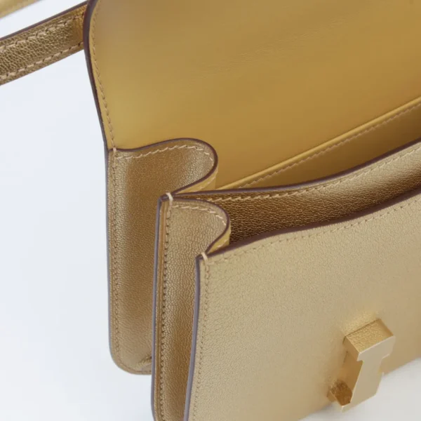 HERMèS Constance Mini Dore (Y9) Chamkila Permabrass hardware W