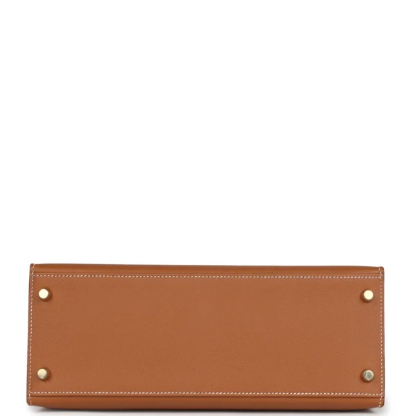 Hermès Kelly Sellier 28 Gold Epsom Gold Hardware