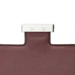 HERMèS Limited Edition Constance Toile de Camp 24 Dechainee shoulder bag in Canvas and Bordeaux Swift leather with Palladium hardware