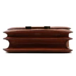 HERMèS Matte Alligator Constance Mini 19 shoulder bag in Gold with Gold hardware