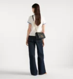 Medium Soft Dior Caro Bag Black Macrocannage Lambskin