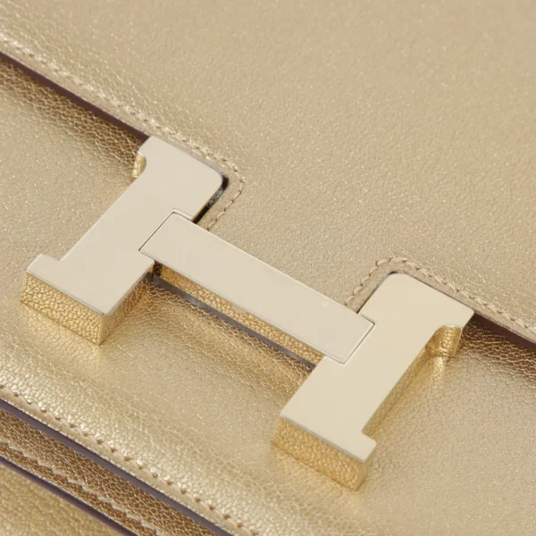 HERMèS Constance Mini Dore (Y9) Chamkila Permabrass hardware W