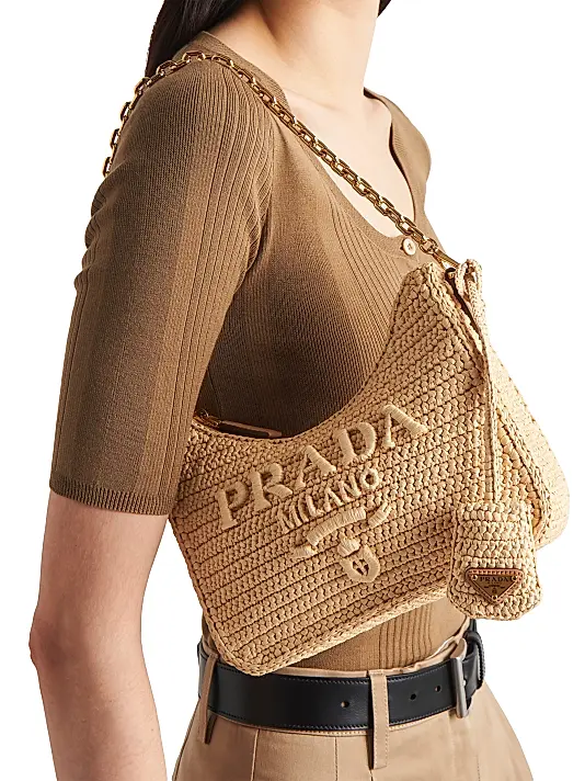 Prada Re-Edition Crochet Mini-Bag