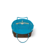 Neverfull Bandoulière Inside Out MM Blue
