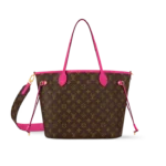 Neverfull Bandoulière Inside Out MM Pink