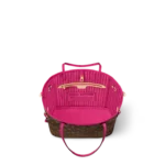 Neverfull Bandoulière Inside Out MM Pink